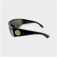 VERSACE TRIBUTE 2197 1000/5A GOLD-BLACK W/ MIRROR LENS SUNGLASSES